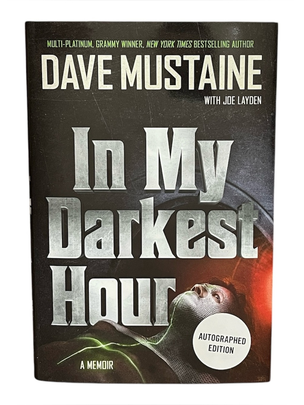 Signed In My darkest Hour By Dave Mustaine (2026 1st Ed Hardcover) New